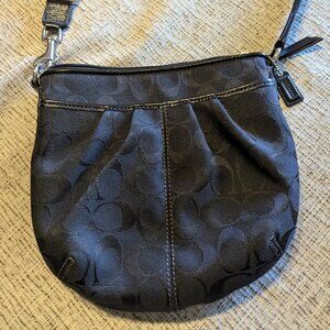 Coach Black crossbody shoulder handbag